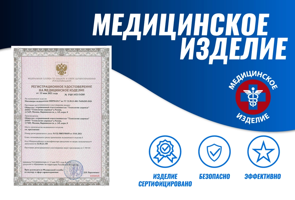 Медицинское изделие (ТУ 32.50.21-001-76456205-2020)