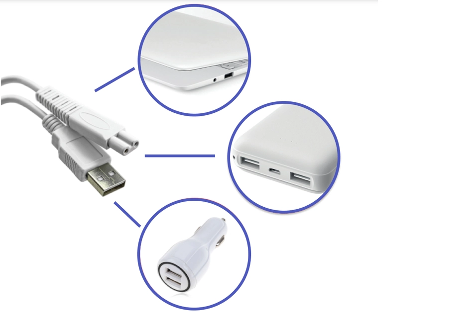 Зарядка от USB-кабеля