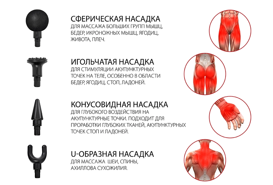 4 сменные насадки 