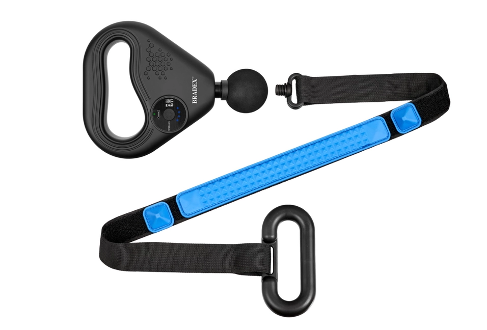 Перкуссионный массажер с массажной лентой