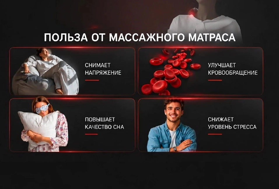 30 массажных элементов и функция вибрации