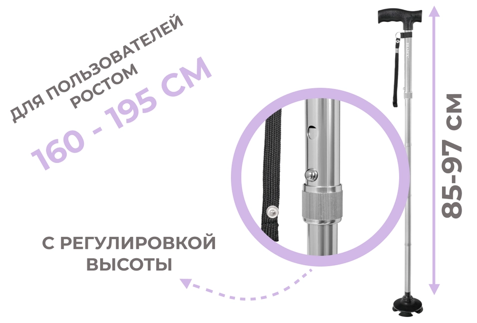 Регулируемая высота
