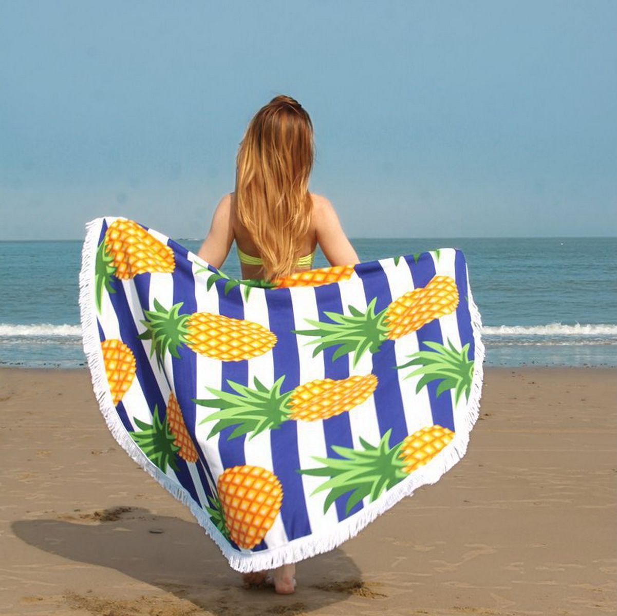Пляжный коврик-полотенце «АНАНАС»