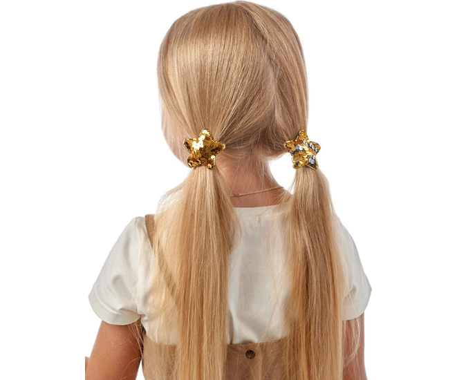 Комплект резинок для волос «ЗВЕЗДОЧКА», золотой