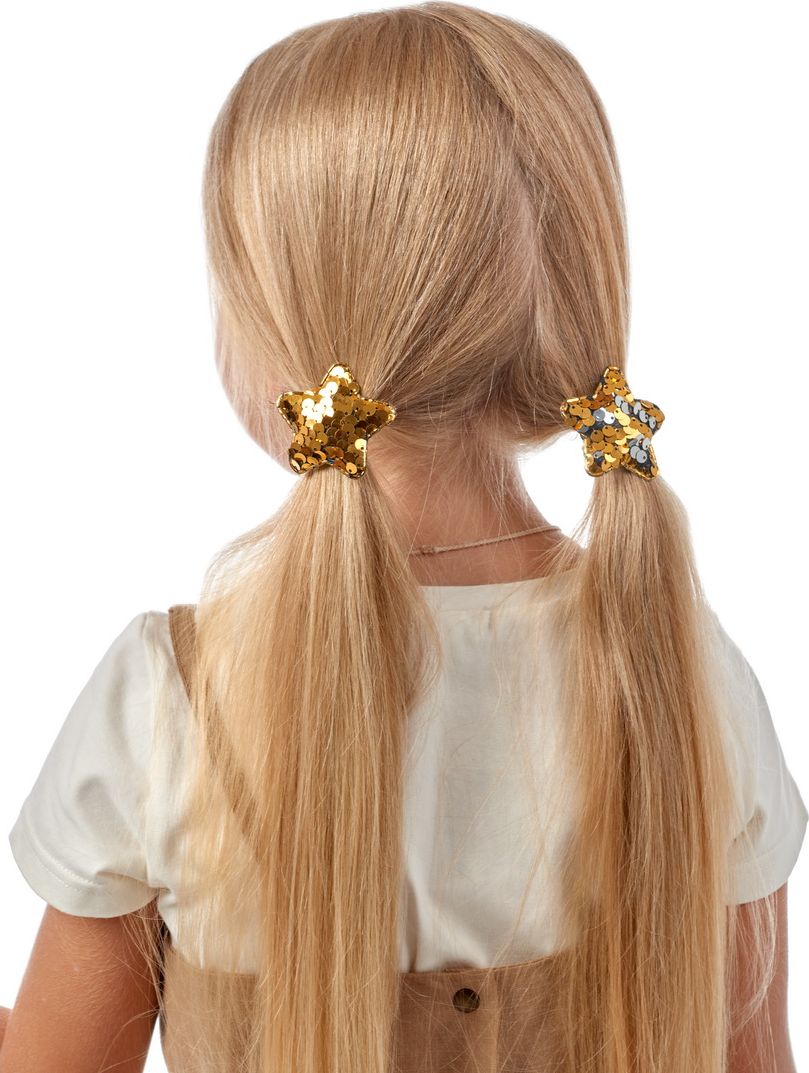 Комплект резинок для волос «ЗВЕЗДОЧКА», золотой
