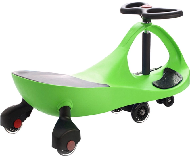 Машинка детская Bradex «БИБИКАР», с полиуретановыми колесами, зеленая