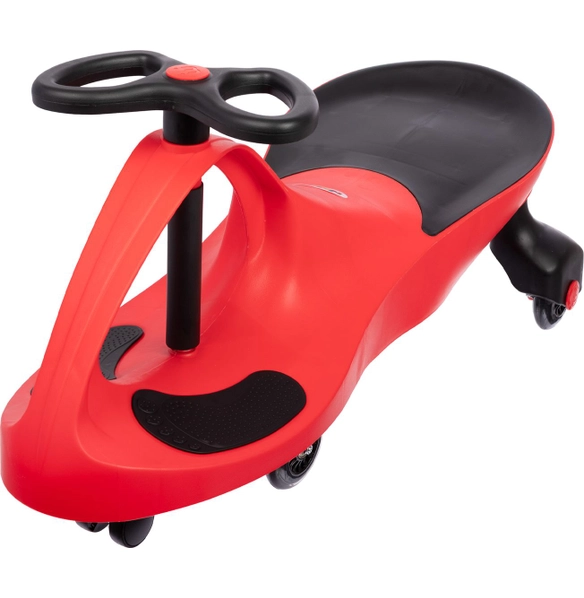 Машинка детская Бибикар, красная, полиуретановые колеса