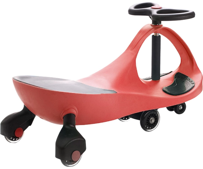 Машинка детская Bradex БИБИКАР, с полиуретановыми колесами, красная фото #5
