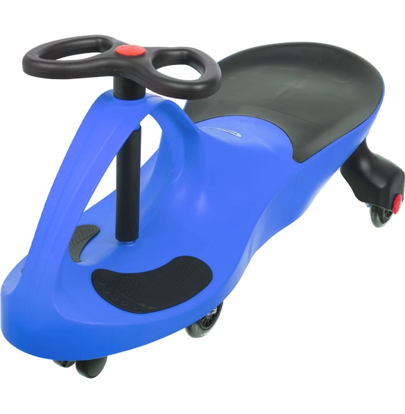 Машинка детская Бибикар, синяя, полиуретановые колеса