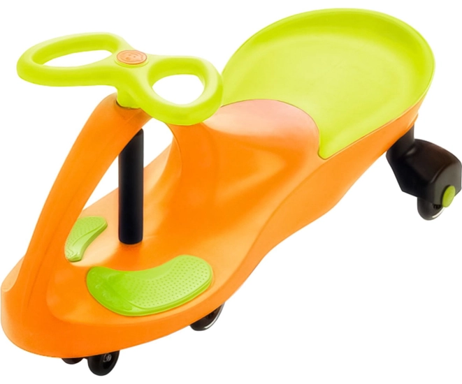Машинка детская Bradex БИБИКАР, с полиуретановыми колесами, салатово-оранжевая фото #4