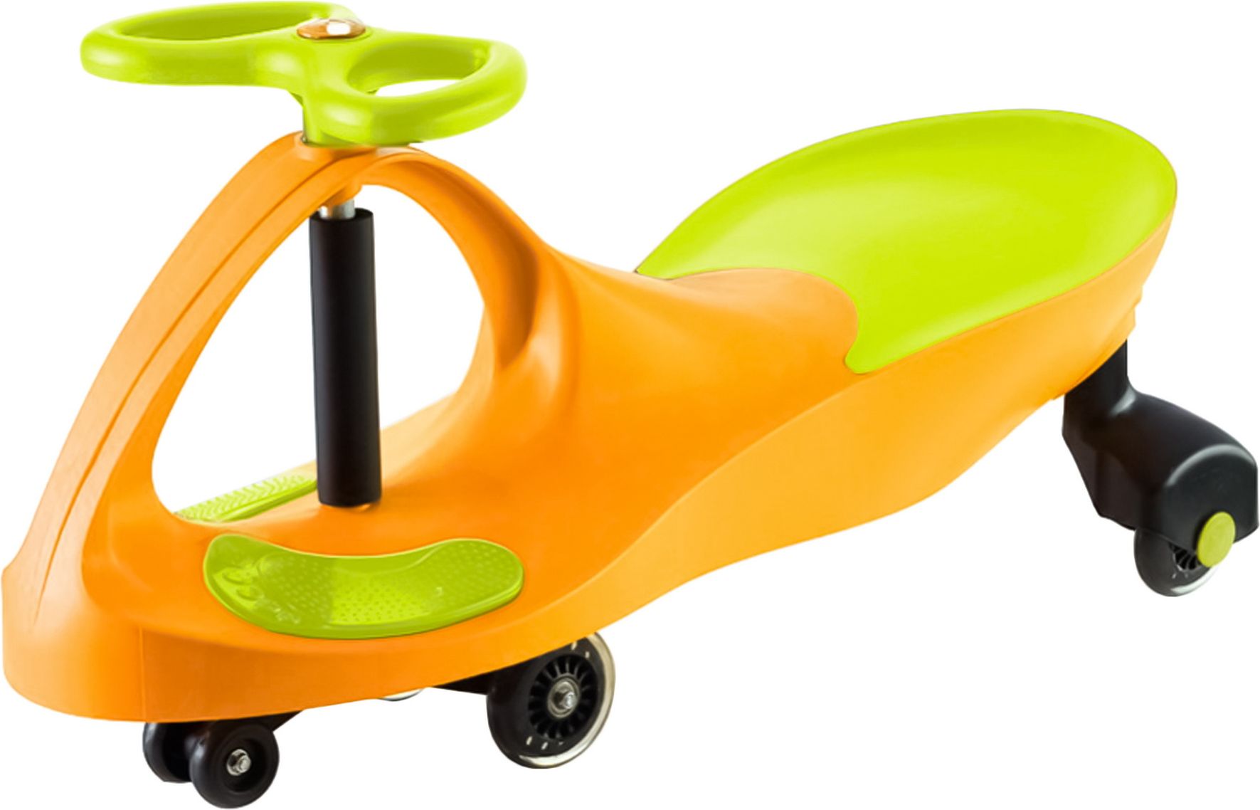 Машинка детская Bradex «БИБИКАР», с полиуретановыми колесами, салатово-оранжевая