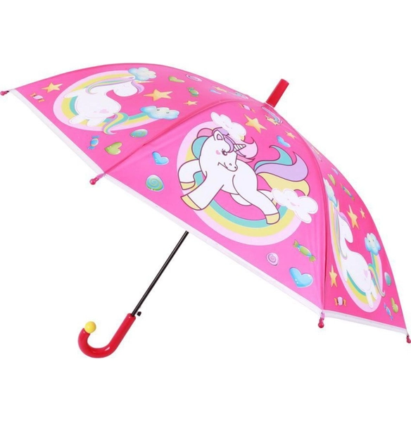 Зонт «ЕДИНОРОГ», розовый
