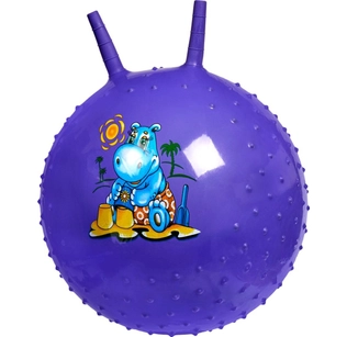 Детский массажный гимнастический мяч, фиолетовый