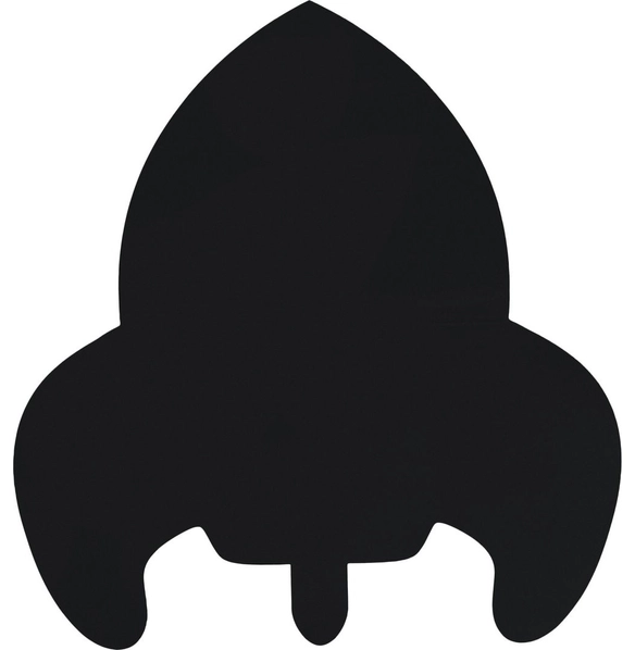 Стикер настенный для рисования мелом Ракета