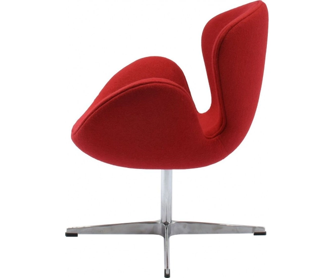 Кресло SWAN CHAIR красный кашемир фото #3