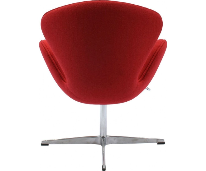 Кресло SWAN CHAIR красный кашемир фото #4