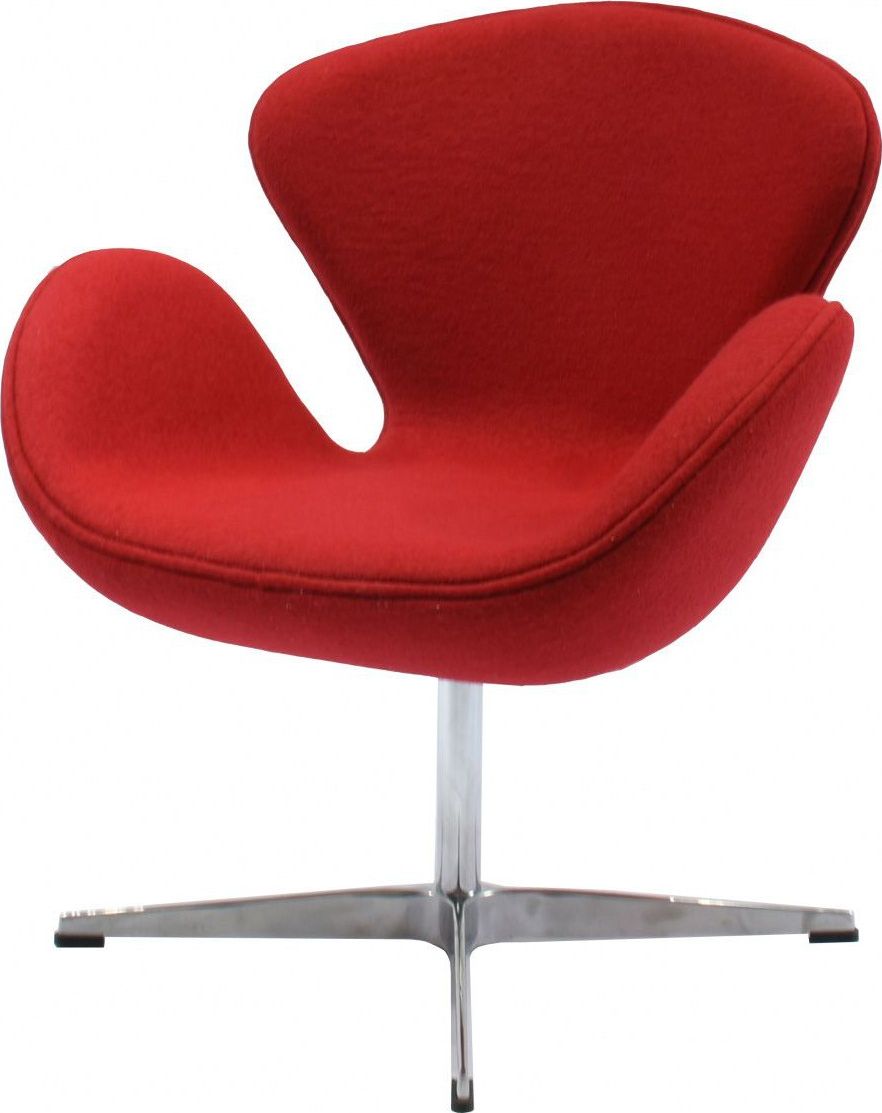 Кресло SWAN CHAIR красный кашемир