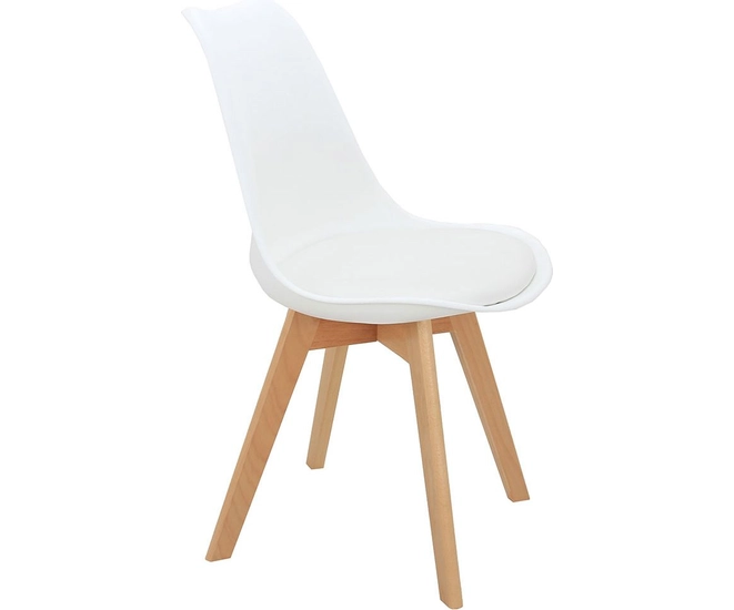 Комплект из 4-х стульев Eames Bon белый фото #4