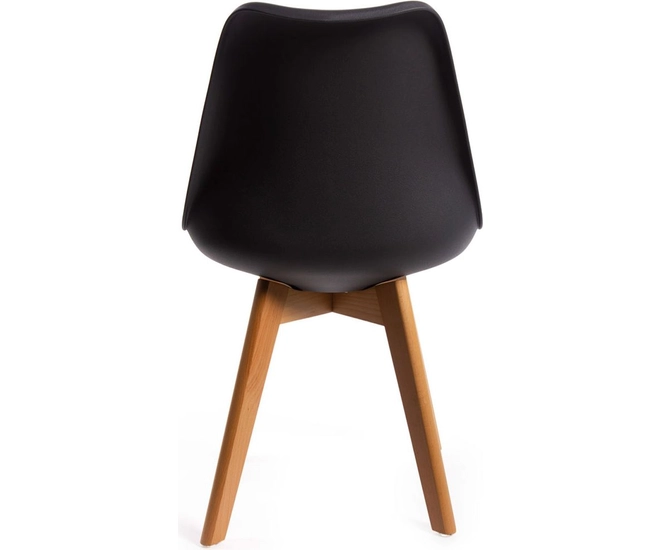 Комплект из 4-х стульев Eames Bon чёрный фото #4