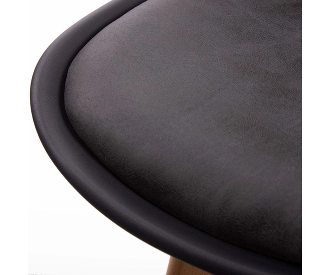 Комплект из 4-х стульев Eames Bon чёрный фото #5