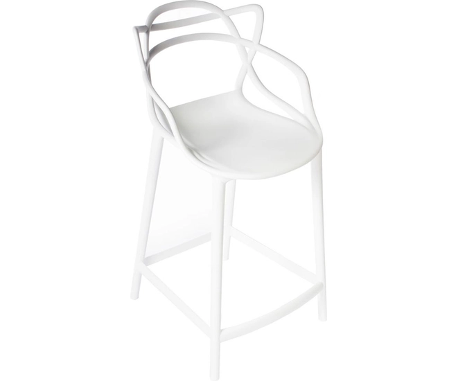 Комплект из 2-х стульев полубарных Masters белый фото #2