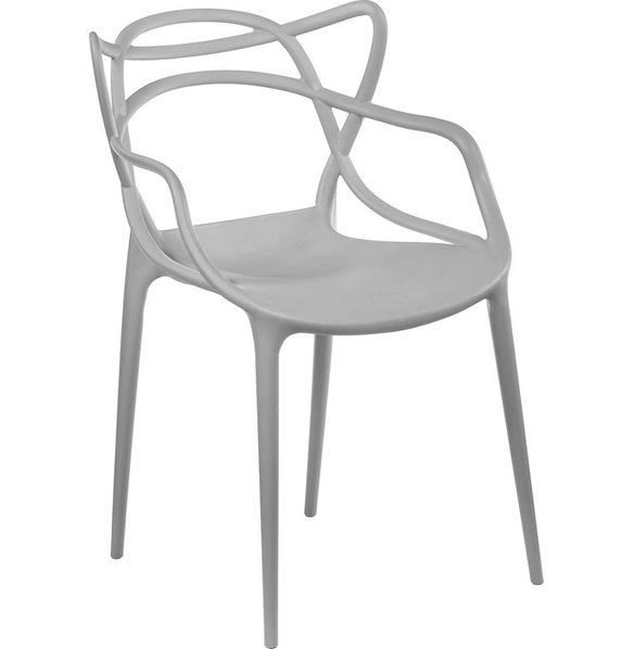 Стул Masters пластиковый, серый