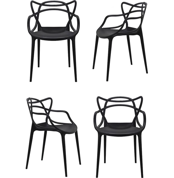 Комплект из 4-х стульев Masters чёрный