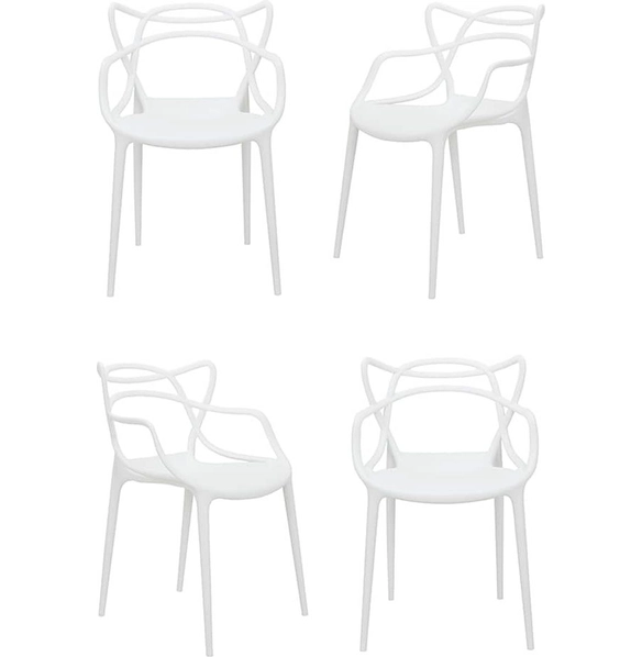 Комплект из 4-х стульев Masters белый