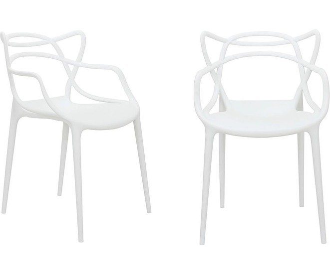 Комплект из 2-х стульев Masters белый фото #1