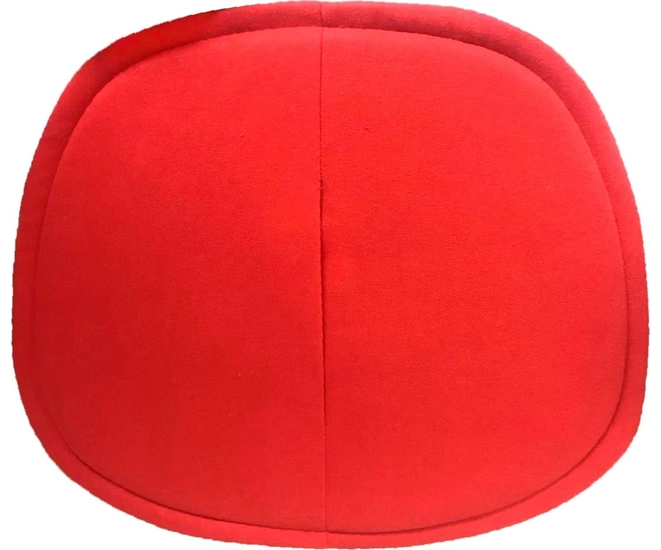 Подушка для стульев серии Eames из ткани, красная фото #2