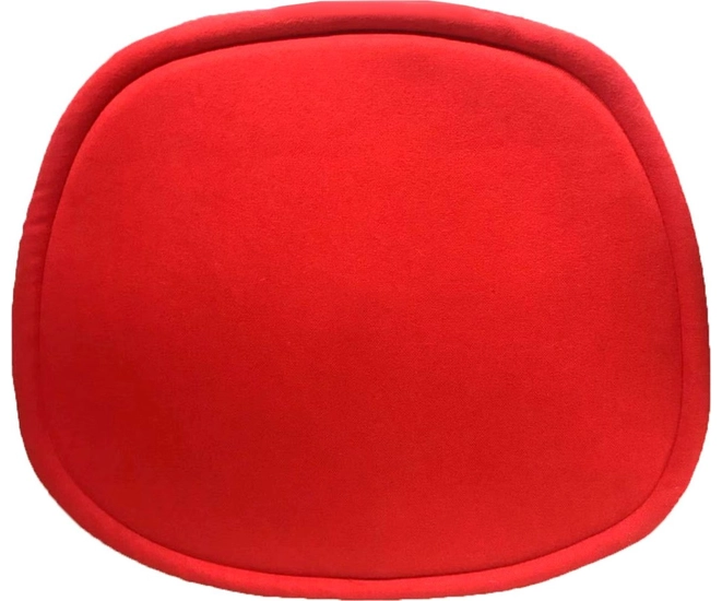 Подушка для стульев серии Eames из ткани, красная фото #1