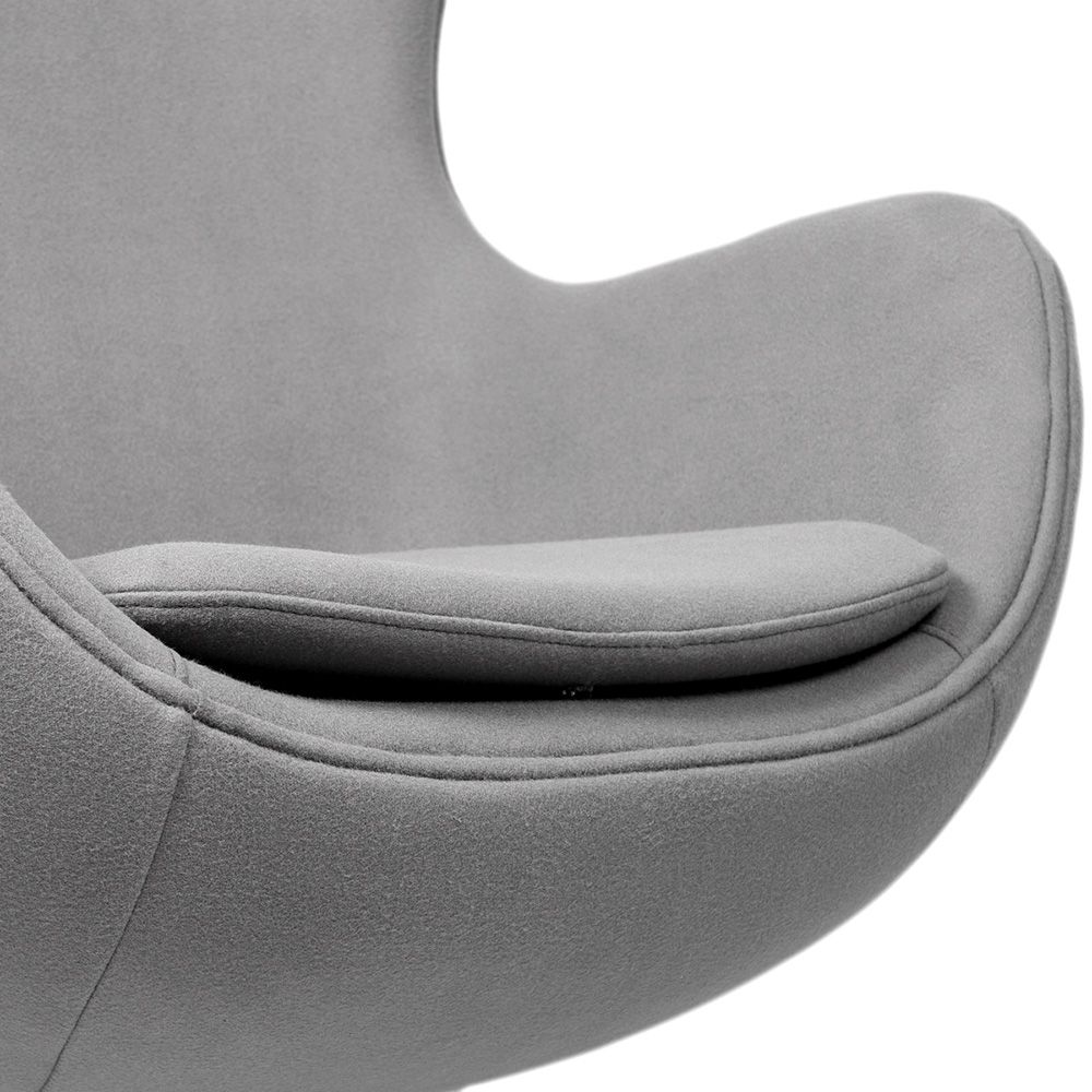 Кресло EGG CHAIR светло-серый кашемир