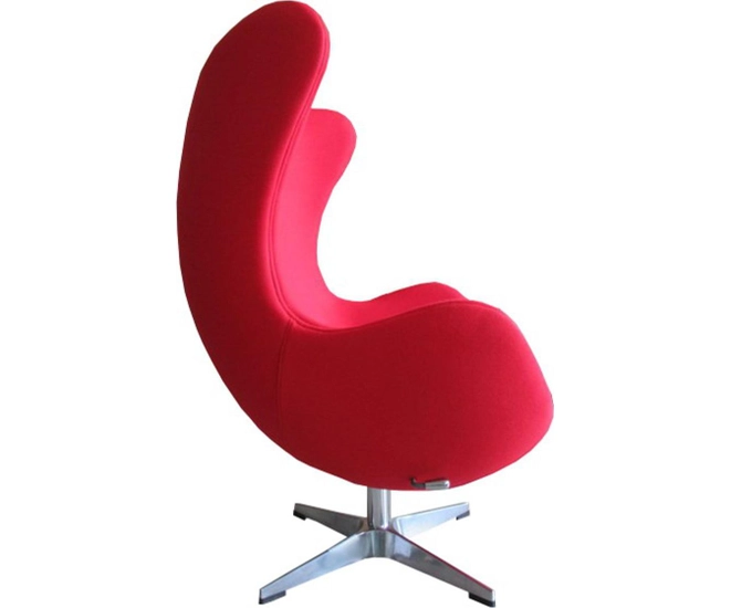 Кресло EGG CHAIR красный кашемир