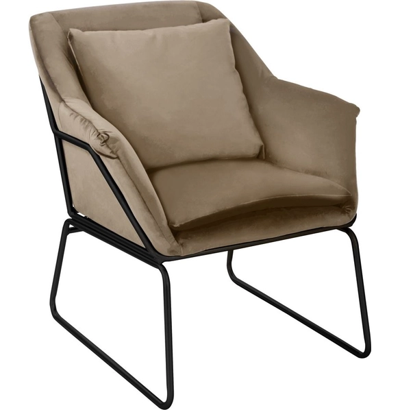 Кресло Alex велюр, латте