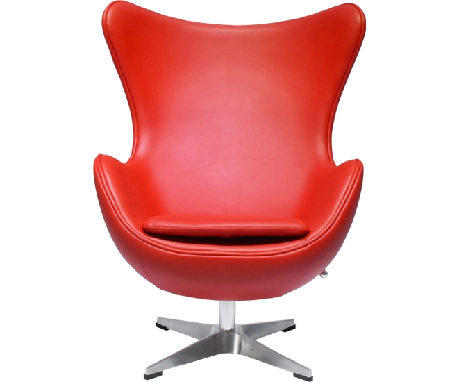 Кресло EGG STYLE CHAIR красный фото #2
