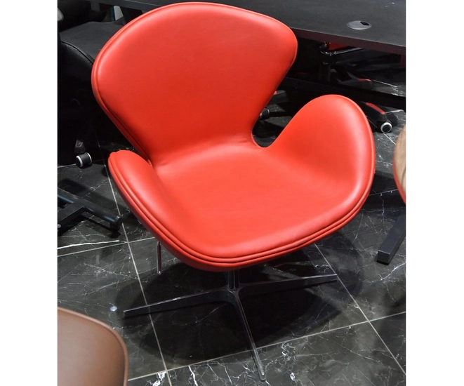 Кресло SWAN STYLE CHAIR красный фото #5