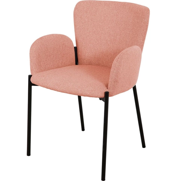 Стул Joy рогожка, пудровый