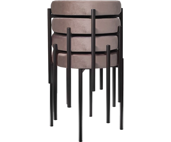 Комплект стульев-табуретов Bug латте фото #7