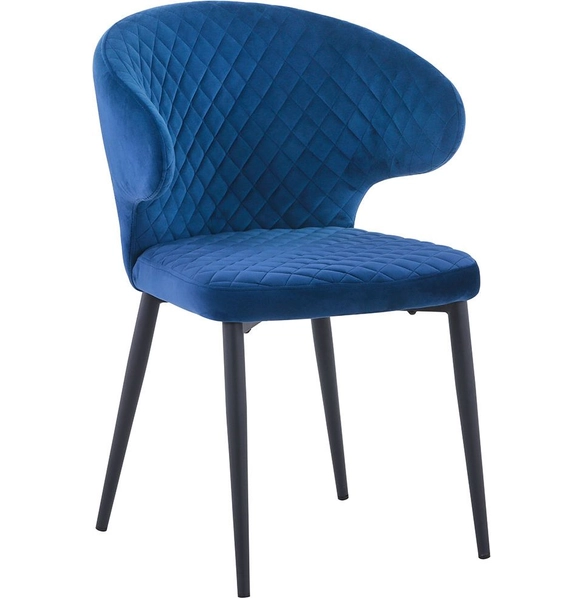 Стул Richard велюр, синий