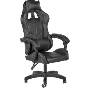 Игровое геймерское кресло Alfa, чёрный