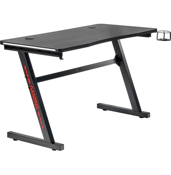 Компьютерный игровой стол Epic glow 120х60х75 см с LED подсветкой