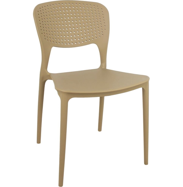 Стул Spot пластиковый, бежевый