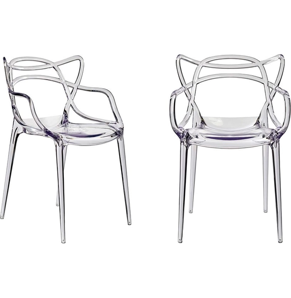 Комплект из 2-х стульев Masters прозрачный