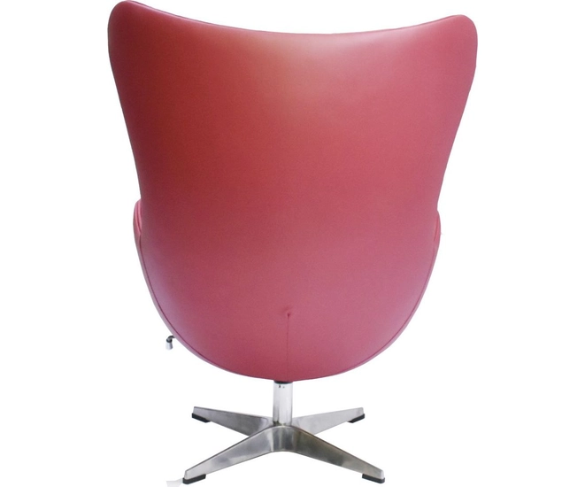 Кресло EGG STYLE CHAIR красный, натуральная кожа фото #5
