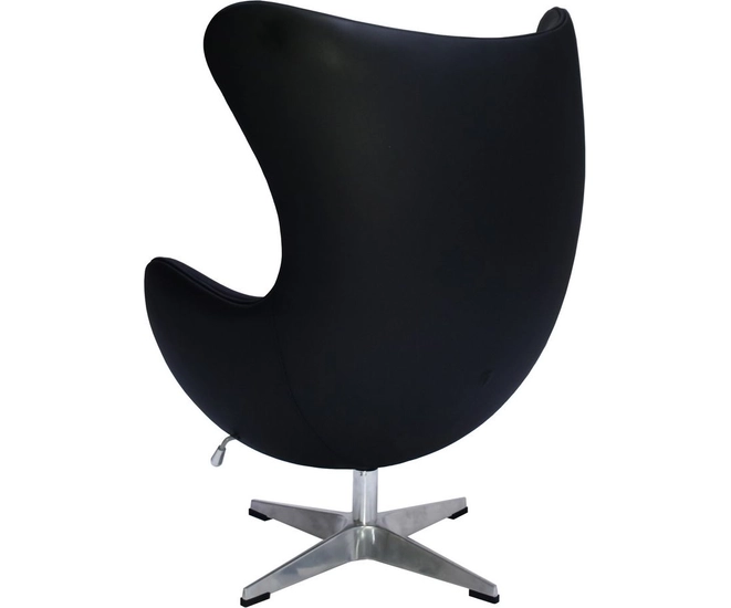 Кресло EGG STYLE CHAIR чёрный, натуральная кожа фото #5