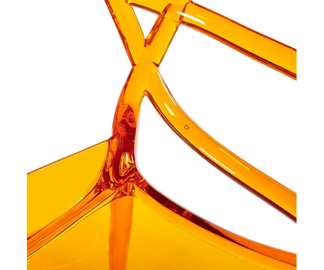 Комплект из 4-х стульев Masters прозрачный оранжевый фото #7