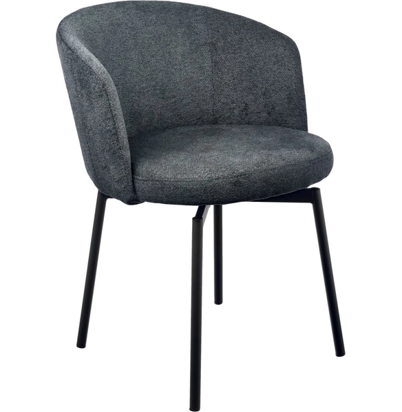 Стул Tess серый шенилл на поворотном механизме