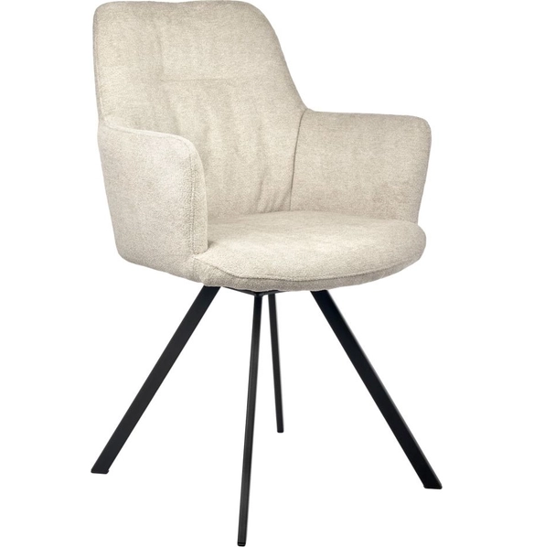 Стул Grant латте шенилл на поворотном механизме