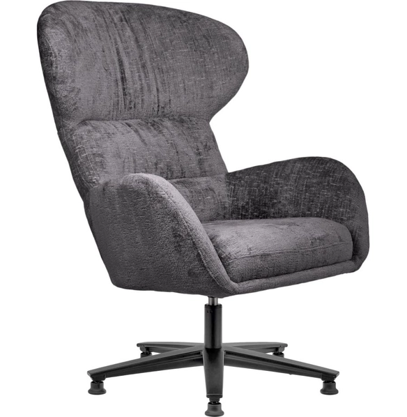 Кресло Teddy серый шенилл