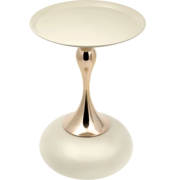 Кофейный столик Angel 40x55см белый, металл